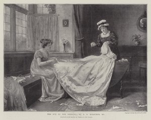 Aftenen før brylluppet af George Goodwin Kilburne