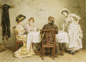Rejsende, af George Goodwin Kilburne