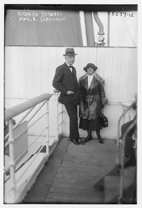 Elisabeth Schumann med Richard Strauss (s/h foto)