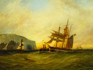 Off the Needles, Isle of Wight af George Gregory