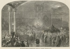 Borough Market, London, juleaften