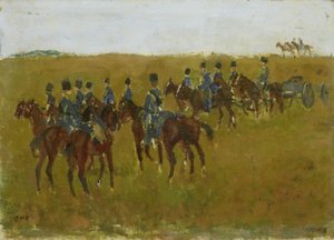 Artilleri på manøvre af George Hendrik Breitner