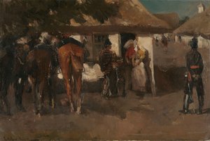 Billettering af tropperne af George Hendrik Breitner