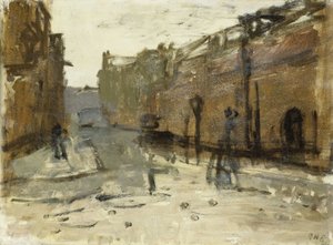 Jobbet i Rotterdam af George Hendrik Breitner