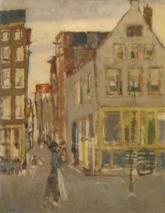 Lauriergracht ved Tweede Laurierdwarsstraat af George Hendrik Breitner