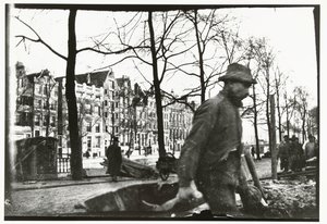 Gennembrud på Raadhuisstraat i Amsterdam af George Hendrik Breitner