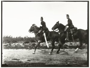 Gul Heste Artilleri Ryttere af George Hendrik Breitner