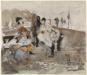 Selskab på en båd af George Hendrik Breitner