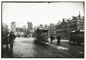 Udsigt over Leidseplein i Amsterdam af George Hendrik Breitner