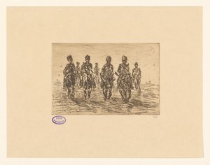 Husarer i galop af George Hendrik Breitner