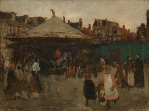Tivoli på Haarlemmerplein af George Hendrik Breitner