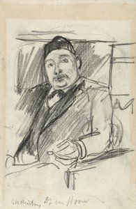 Portræt af dr. van Hoorn af George Hendrik Breitner