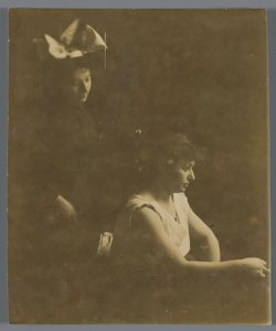 Portret van Marie en Lise Jordan af George Hendrik Breitner