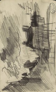 Bybillede, muligvis i Amsterdam af George Hendrik Breitner