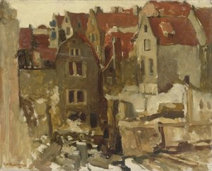 Nedrivningen af ​​Grand Bazar de la Bourse på Nieuwendijk, Amsterdam af George Hendrik Breitner