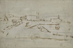 Kanten af en by af George Hendrik Breitner
