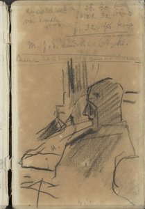 To siddende mænd af George Hendrik Breitner