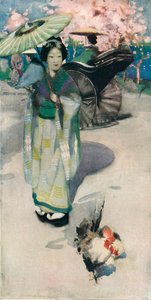 The Promenade, Tokyo, c1894 af George Henry