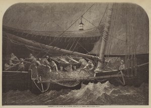 Trawling i Nordsøen om natten