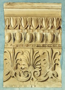Architectural Fragment, 1837 (wc på papir) af George Henry Bailey