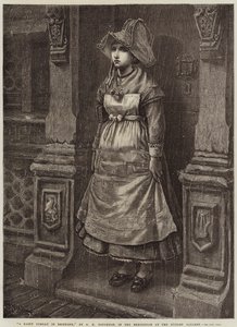 En regnfuld søndag i Bretagne af George Henry Boughton
