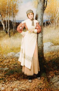 En rose i New England af George Henry Boughton