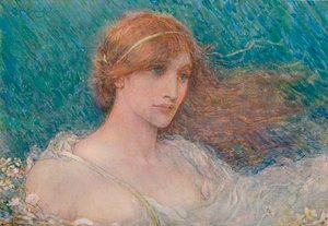 april, c1850-1905, 1906. af George Henry Boughton
