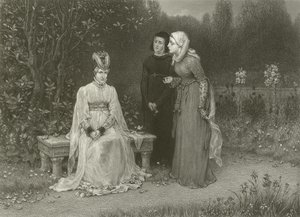 Dronning Isabella og hendes damer af George Henry Boughton