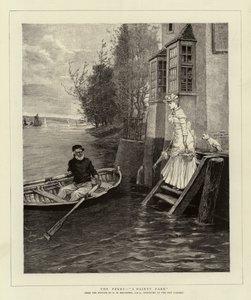 Færgen, en lækker ret af George Henry Boughton