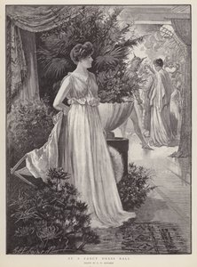 Ved en pyntebal (litho)