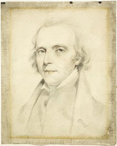 Portræt af John Flaxman, R.A. af George Henry Harlow
