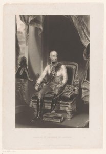Portræt af Frans II Josef Karel, romersk-tyske kejser Frans 1. kejser af Østrig (titel på objekt)
