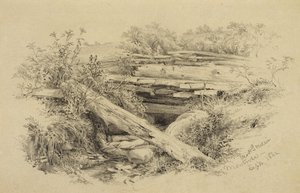 Montrose, New York, 1862 (grafit på papir)