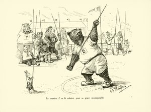 Nummer 2 blev beundret for sin uforlignelige ynde (litografi) af George Henry Thompson