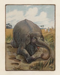 Elefanten (farvelitografi) af George Henry Thompson