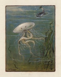 The Jellyfish (farvelitografi) af George Henry Thompson