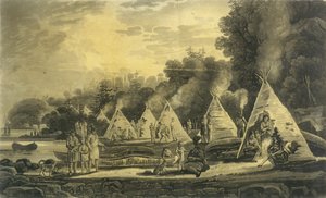 Lejr af domicilerede indianere, 1807