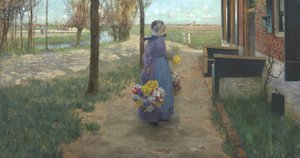 Blomsterpige i Holland, 1887