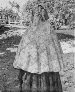 Vesper, ca. 1895-1900. af George Hitchcock