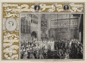 Ægteskabet mellem Prinsen af Wales og Prinsesse Alexandra af Danmark i St George