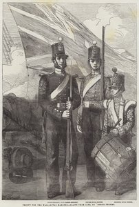 Tropper til krigen, Royal Marines af George Housman Thomas