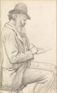 Lord Leighton skitserer