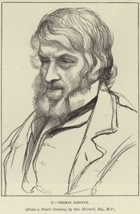 Portræt af Thomas Carlyle