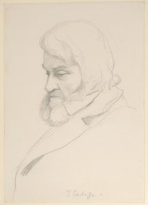 Portræt af Thomas Carlyle, ca. 1875