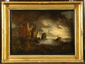 Peele Slot i en Storm, 1805