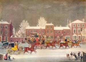 Nærmer sig julen, c1800-tallet