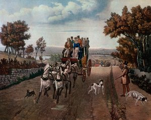 Scene-træner, 1827 1927.