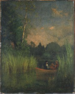 Skumring i sivene (Alexandria Bay) af George Inness
