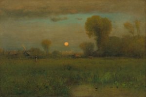 Harvest Moon, 1891. af George Inness