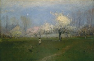 Spring Blossoms, Montclair, New Jersey, ca. 1891. af George Inness